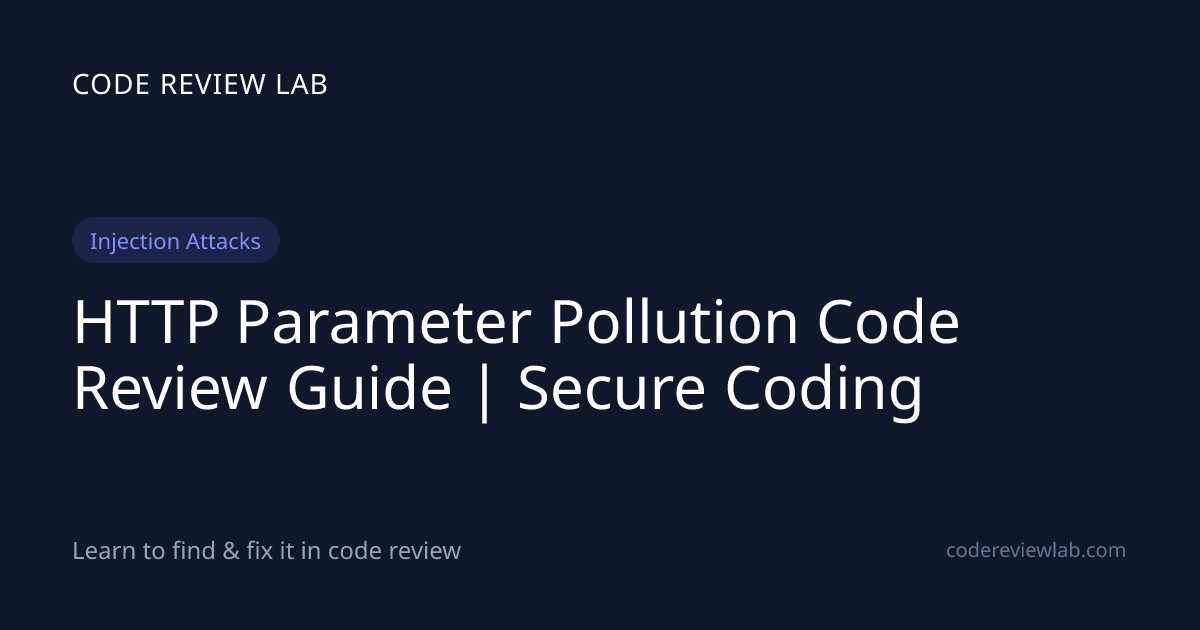 HTTP Parameter Pollution Code Review Guide | Secure Coding