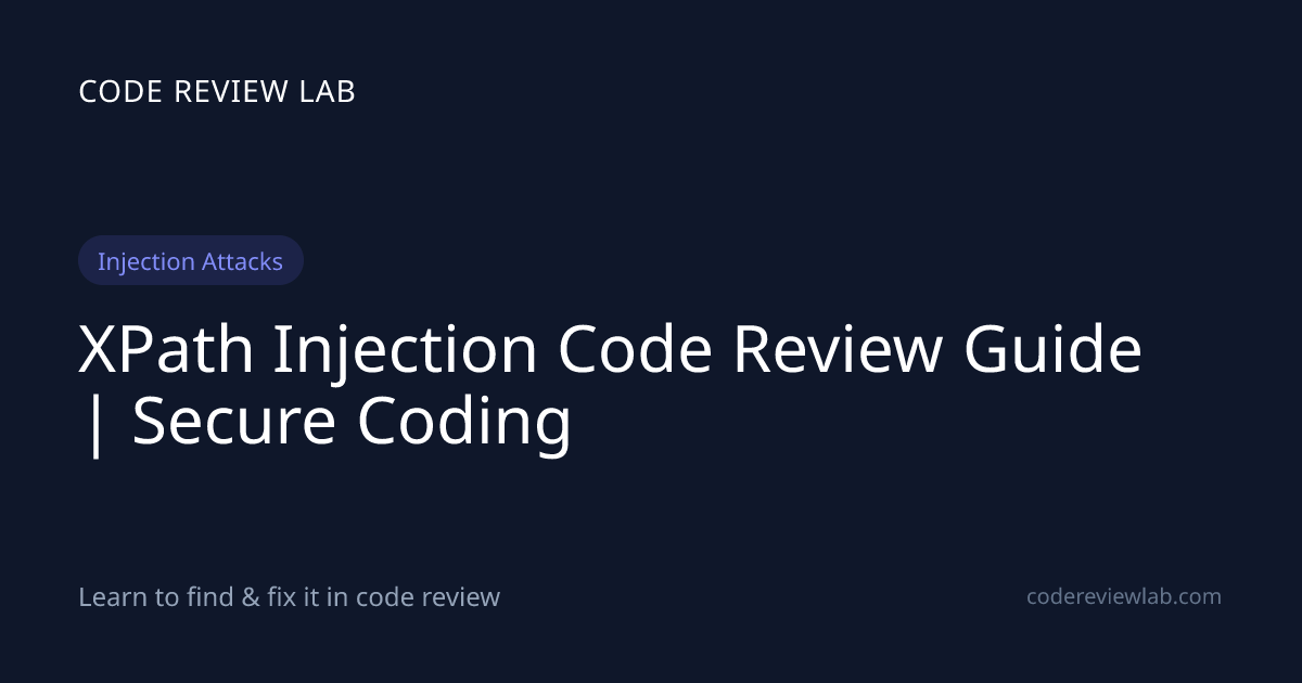 XPath Injection Code Review Guide | Secure Coding
